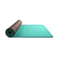 TPE Double Color Yoga Mat 183*61* 6cm Tpe Yoga Mat Exporter