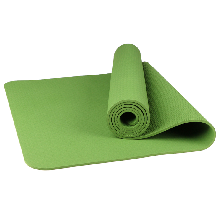 TPE Single Color Yoga Mat 183*61* 6cm Tpe Yoga Mat Exporter