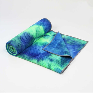 Custom design transfer print microfiber beach yoga towel for outdoor